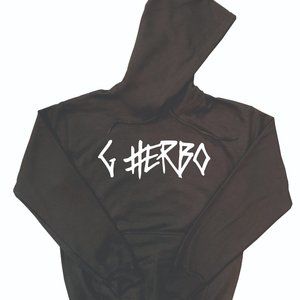 G Herbo Hoodie Black (White Design)